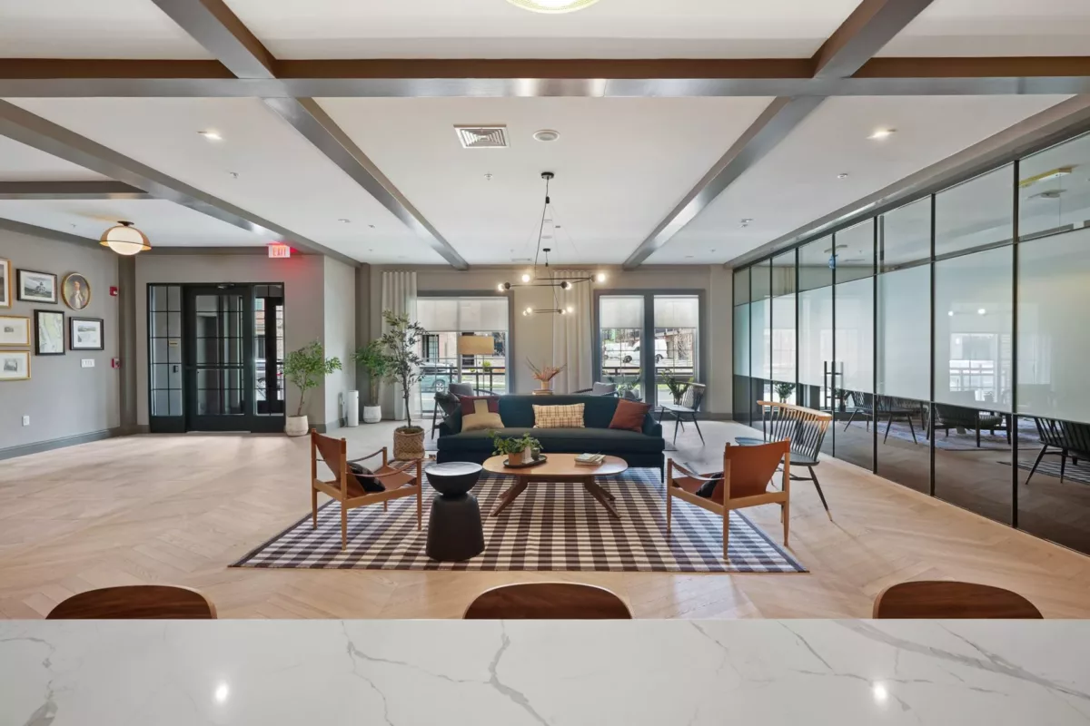 Emerson interior lobby